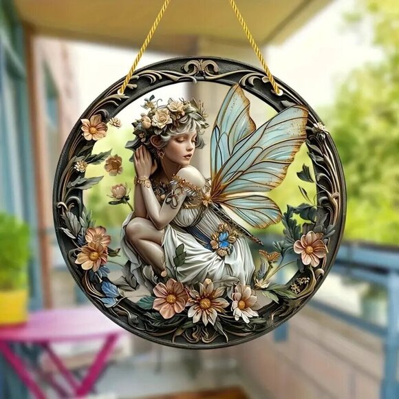 Enchanting Elf Fairy Acrylic Window Decor Suncatcher - Picture 6 of 9